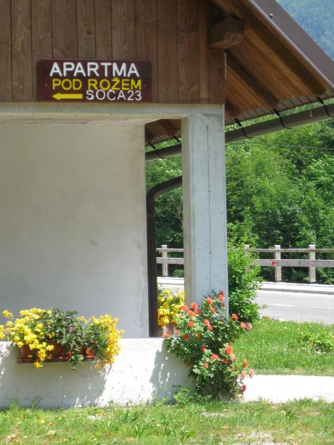Apartma Pod Rozem Соча Экстерьер фото